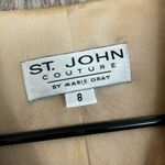 St. John Couture Marble Abstract Grey/Brown/Metallic Blazer/Jacket Size 8 Photo 13