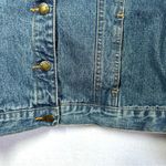 Disney Tinkerbell Denim Jacket Women's M Blue Jean Coat Embroidered Buttons Photo 2