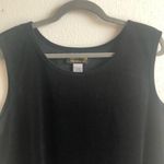 Top Velvet Sleeveless Shell Tank Top Bob Mackie Wearable Art Sz L NWT Photo 4