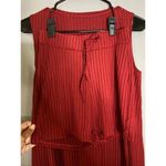 Boutique  Wine Sleeveless Long Cardigan Shorts Pajama Lounge Set S NWOT Photo 2