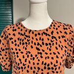 PaperMoon NWOT cheetah top rust with bow - XS/S Photo 4
