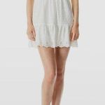 Alice + Olivia NWT Fae White Eyelet Mini Dress 10 Photo 0