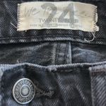 Free People NWT we the Tapered baggy boyfriend black ripped distressed jeans 24 Photo 3