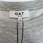 NWT Oat NY Puff Sleeve Long Sleeve Sweatshirt Gray Photo 3