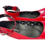 Dolls Kill  Lamoda Those Days Power Trip Chunky Platform Heels Red Patent Leather Photo 6