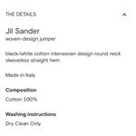 Jil Sander  Woven Checkerprint Jumper Top Photo 7