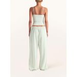 SKIMS  Cotton Jersey Wide Leg Pant in Spearmint Size Medium Photo 2