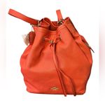 Coach Leather TurnLock Tie Bucket Bag Photo 13