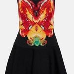 Alexander McQueen Solarised Orchid Jacquard Knit Mini Dress Photo 0
