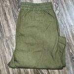Women’s POINT SUR seaside pants linen jogger lightweight Green Sz 2 Photo 1