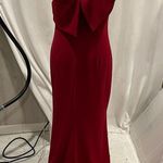 Badgley Mischka Beautiful ruby 1-shoulder max gown ruffle mermaid princess Photo 5