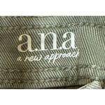 a.n.a  Women's‎ Pants Vintage Cargo Straight Leg Relaxed Hi-Rise Green Sz. 6 NWT Photo 4
