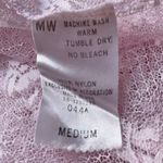 VTG 80s Llise Stevens Powder Pink Lace Dust Jacket Short Negligée Robe Women’s M Size M Photo 10