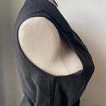 Anthropologie Women sleeveless trench belted coat black jacket NWT Sz medium Photo 6