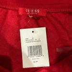 Guess New with tags Fabrizia ruffle rugby red bodycon dress in size small Photo 3