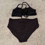 Xhilaration Black bikini  16w‎ top great and bottoms merona L Photo 3