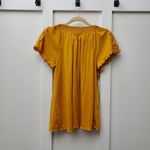 New York Laundry  Women's Flutter Sleeve‎ Applique Twisted Jersey Top Size M Photo 1