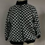 Vintage Clipper Bay Checkerboard Coat L Size L Photo 0