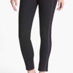 Vince  Ankle Skinny Black Printed Stripe Jeans Photo 0