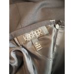 Kasper Skirt Size 12 Dark Pencil Back Slit Zip Career Business Office wear #29 Black Photo 7
