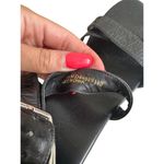 Cole Haan  Black Leather Cork Wedges Size 11 Photo 8