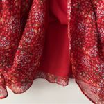 Rebecca Minkoff  Lynne Dress Floral Tiered Ruffle Dress Cold Shoulder Cutout Mini Photo 10