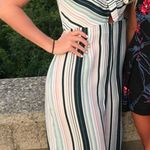 Xhilaration Striped Jumpsuit W Cut Out Photo 0