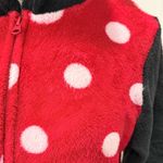 Disney  Minnie Mouse Women’s Onesie Pajamas Medium Jumpsuit Red Polka Dot Costume Photo 10