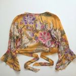 Gypsy Spell & The  Blue Skies Wrap Top in Sunflower Photo 6