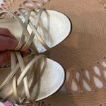 Escada Gold Strappy Heeled Sandals Size EU 38 Photo 10