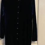 Susan Graver velvet button down duster NWOT Photo 4