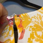 INC International Concepts Yellow Pleated Midi Sundress Size 14 Photo 3