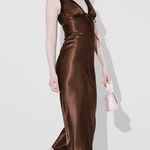 Wild Fable NWT  Women’s Lace Trim Satin Dress Photo 0