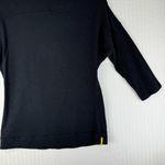 Lole  3/4 Sleeve Blouse Women’s Size Medium Black Heather Charcoal Gray Shirt Photo 6