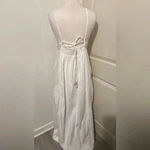 Free People $108 Lovey Maxi White Dress Crochet Top Size Large Photo 4
