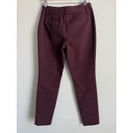 Ivanka Trump  Maroon Tapered Leg Dress Pants Women's Size 6 Stretch Casual Office Photo 3
