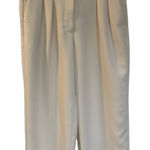 Banana Republic  Pleated Wide Leg Pants sz 12 Petite Winter White Pants Photo 0