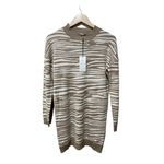 WAYF Intarsia Zebra Print Sweater Dress Size XS New with Tags Photo 3