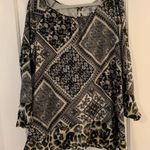 Fig and Flower Anthropologie Top Size XL Black Photo 0