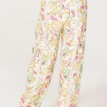 Hemant & Nandita Floral Cargo Pants Medium White Photo 1