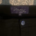 NYDJ  Elegant Black Trousers dress pants size 14 rayon spandex Photo 2