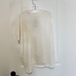 All saints white grid tee asymmetrical NWT XS Photo 1