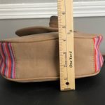 American Eagle Pom Pom Crossbody Purse, Brown Tan Shoulder Bag Photo 2