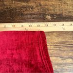 Hilary Radley Pants Women's Red Medium 29 Inseam Mid-Rise Faux Suede Pull On NEW Photo 4