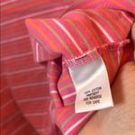 Croft & Barrow  Pink and White Striped Tank Top xl Photo 2