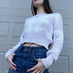 Aeropostale  Reversible Pastel Tie Dye Cropped Sweater Size Small Photo 2