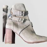 Kate Spade  NEW YORK Women's Lexy Booties Tan Suede Double Buckle Heel Shoes 8 Photo 8