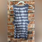 Aerie  White and Gray Tie-Dye Sleeveless Tank Top Photo 1