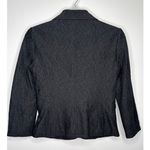 Diane Von Furstenberg Vintage  DVF Black Lace Blazer formal crystal button Size 0 Photo 4