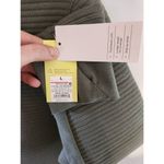 Lulus NWT All in Motion Olive Green Quilted Mock Neck Side Zip Pullover Size Large Photo 4